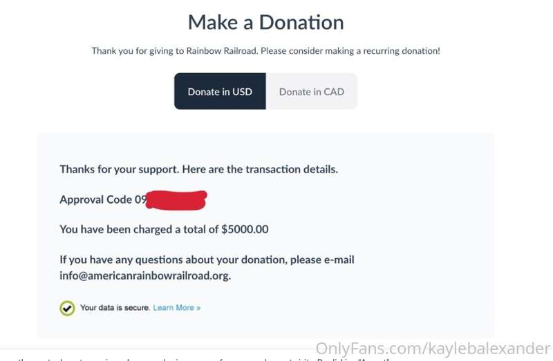 You guys ROCK! We raised $4,942 for the rainbow railroad! I’..