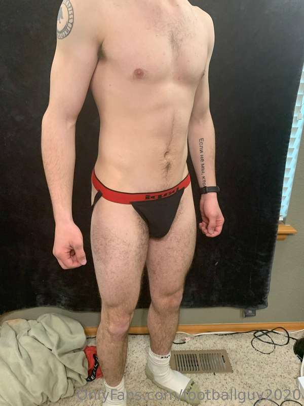 Me rocking multiple jockstraps!!