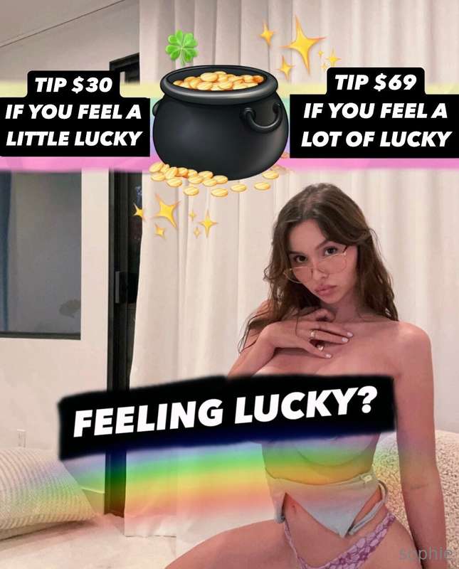 feeling lucky tonight? 🍀 i shocked myself with the content i..
