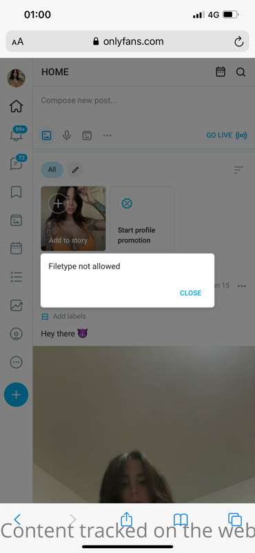Trying to upload new videos on my wall but there is a bug on..