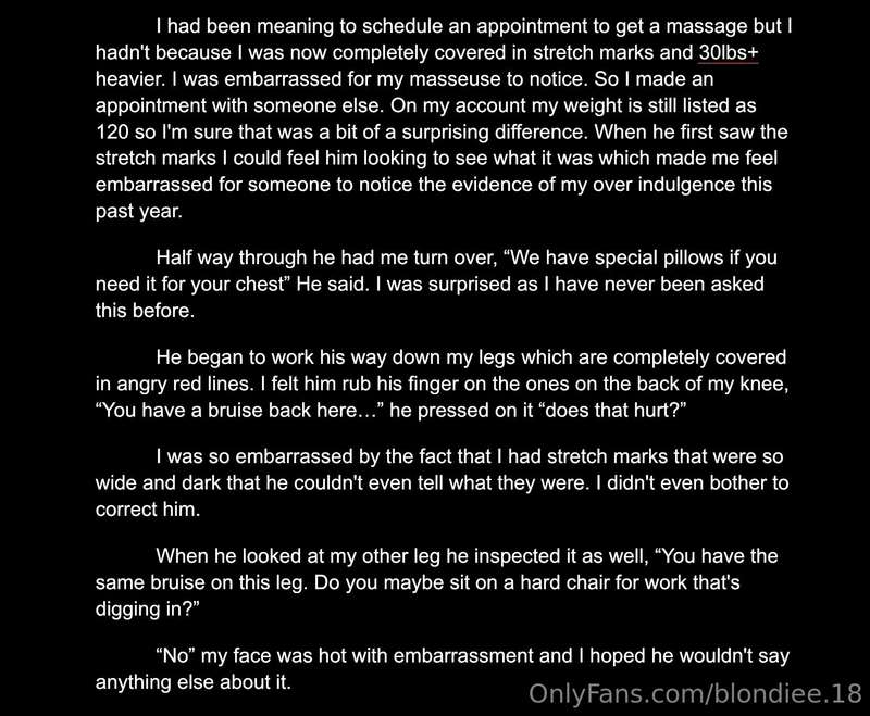 Part two of old Curvage stories from when I was 18 and first.. 5