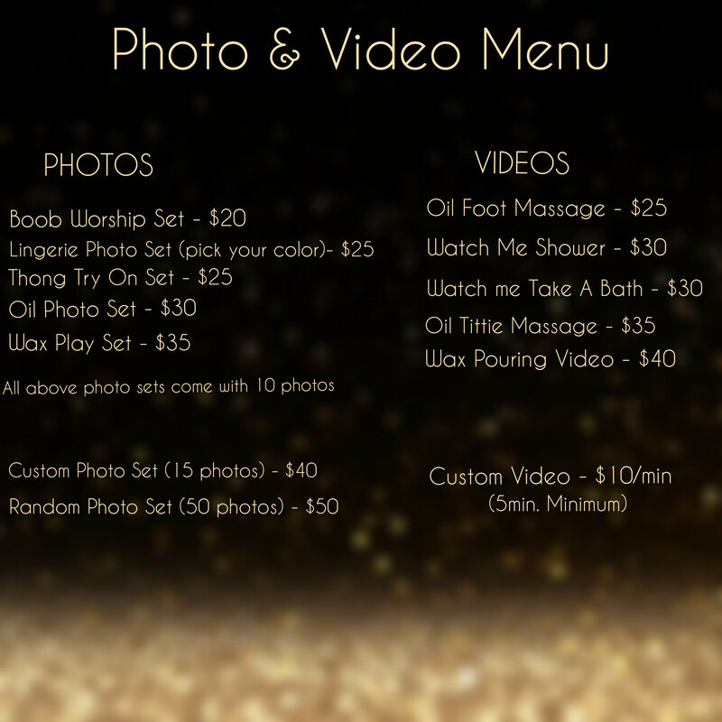 For anyone who's curious about my tip menu or what I offer h..