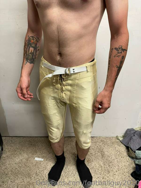 I look great in football pants don't I?? 9