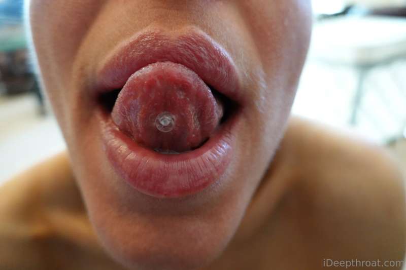 I know I have a very fuckable mouth. It's huge and can hold .. 8