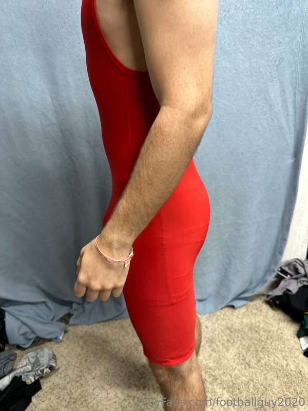 The private in a red wrestling singlet! 7
