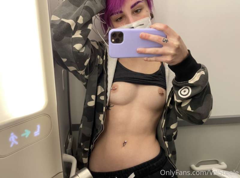 covid plane titties
