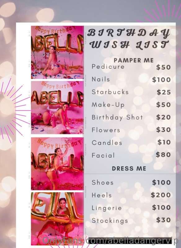 Spoil  me for my birthday baby! I love you💋