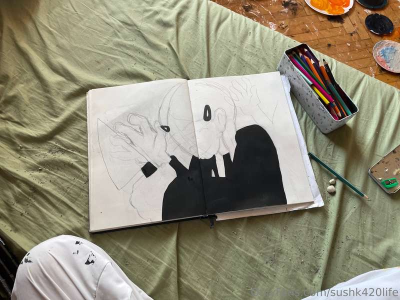I'm an artist, of course I overthink every idea, yet manage ..